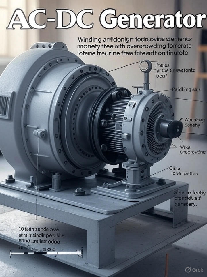 مراحل سیمپیچی ژنراتور AC-DC