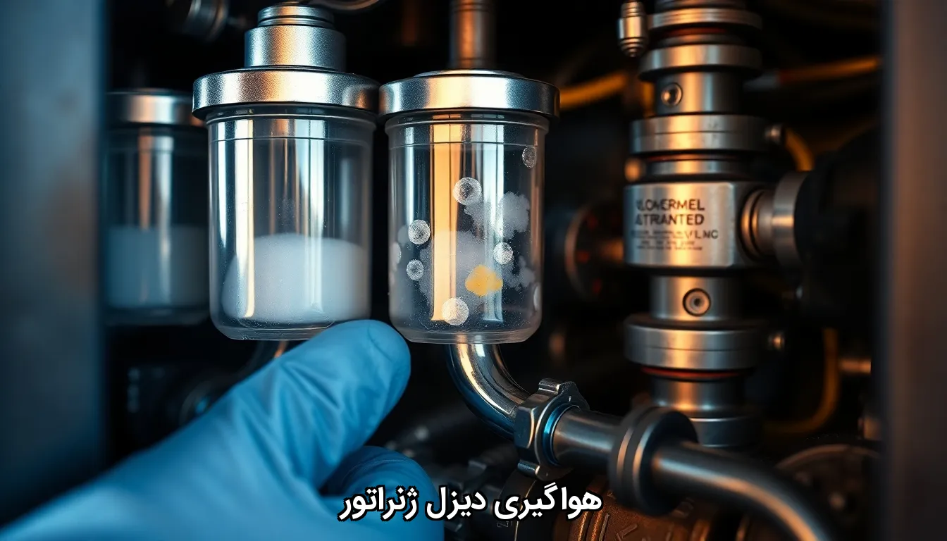 هواگیری دیزل ژنراتور چگونه انجام می شود