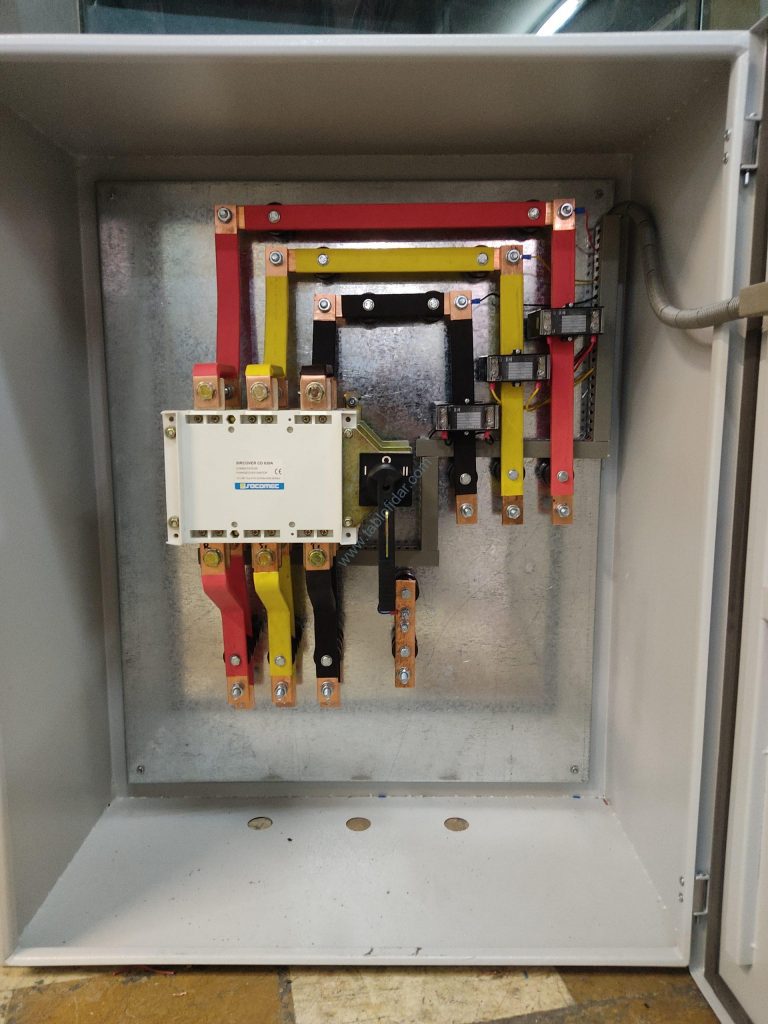 نصب تابلو چنج‌اور ژنراتور